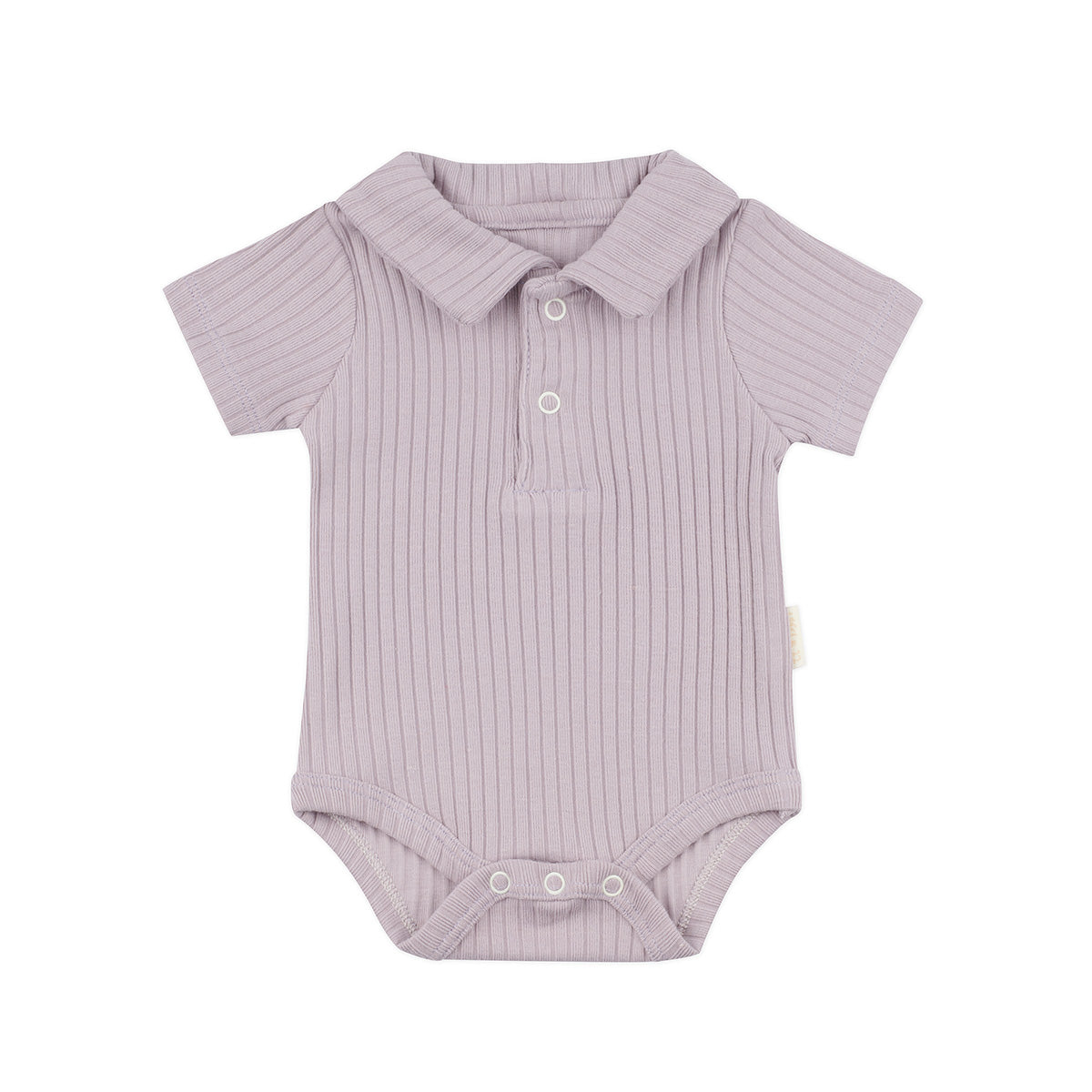 Minimal Newborn Polo Bodysuit