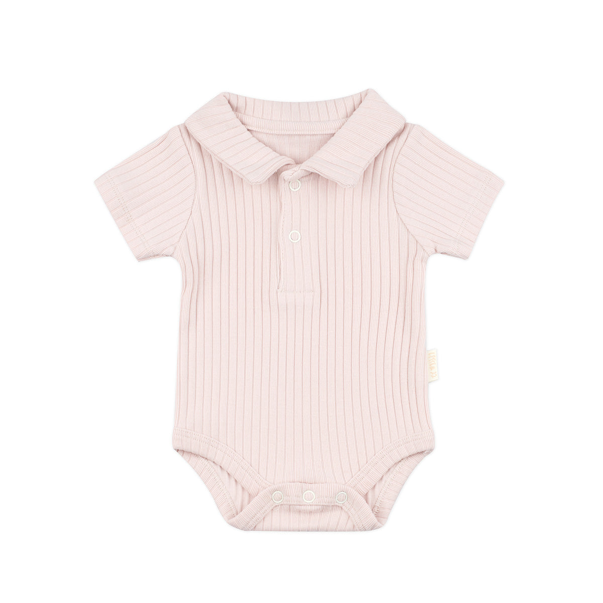 Minimal Newborn Polo Bodysuit