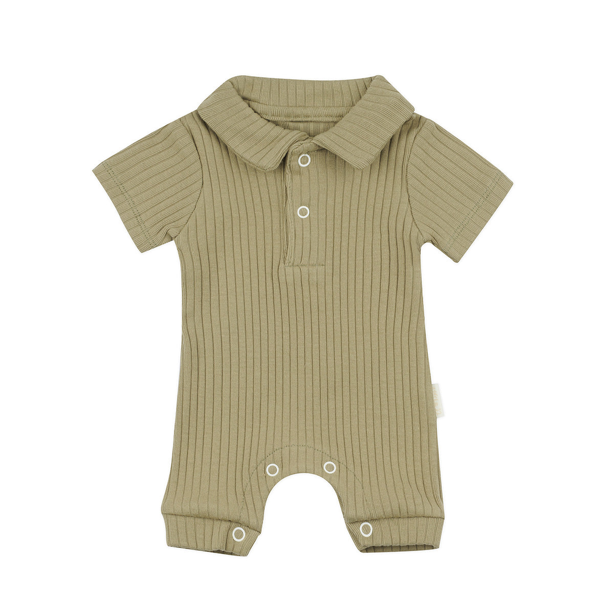 Minimal Newborn Polo Jumpsuit