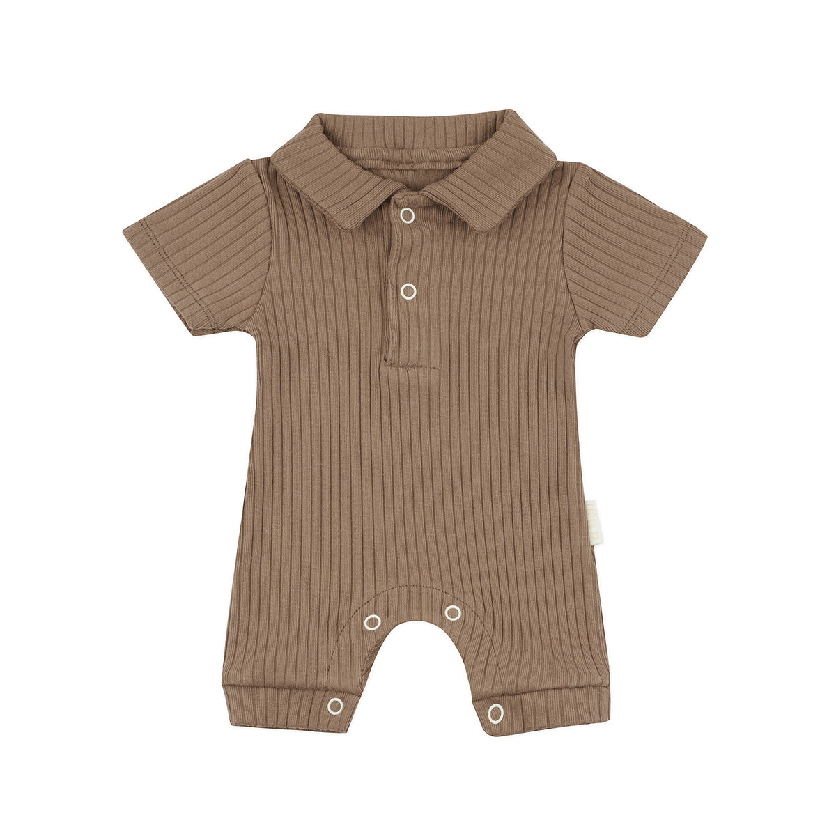 Minimal Newborn Polo Jumpsuit