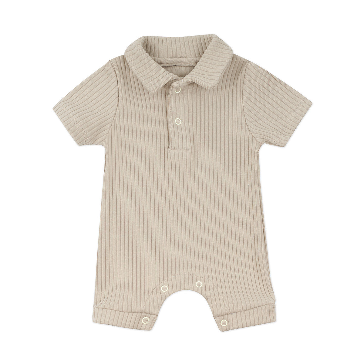 Minimal Newborn Polo Jumpsuit