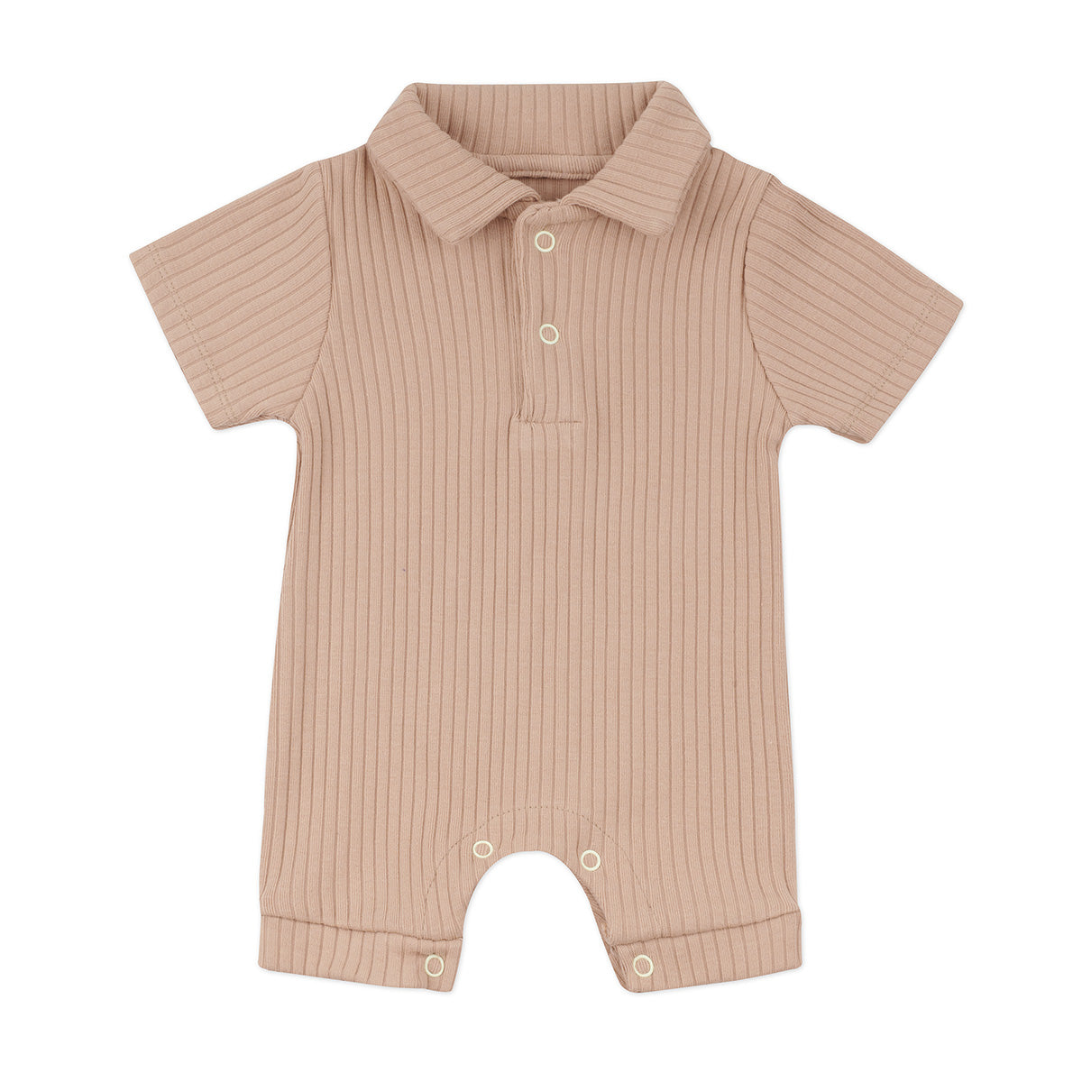 Minimal Newborn Polo Jumpsuit