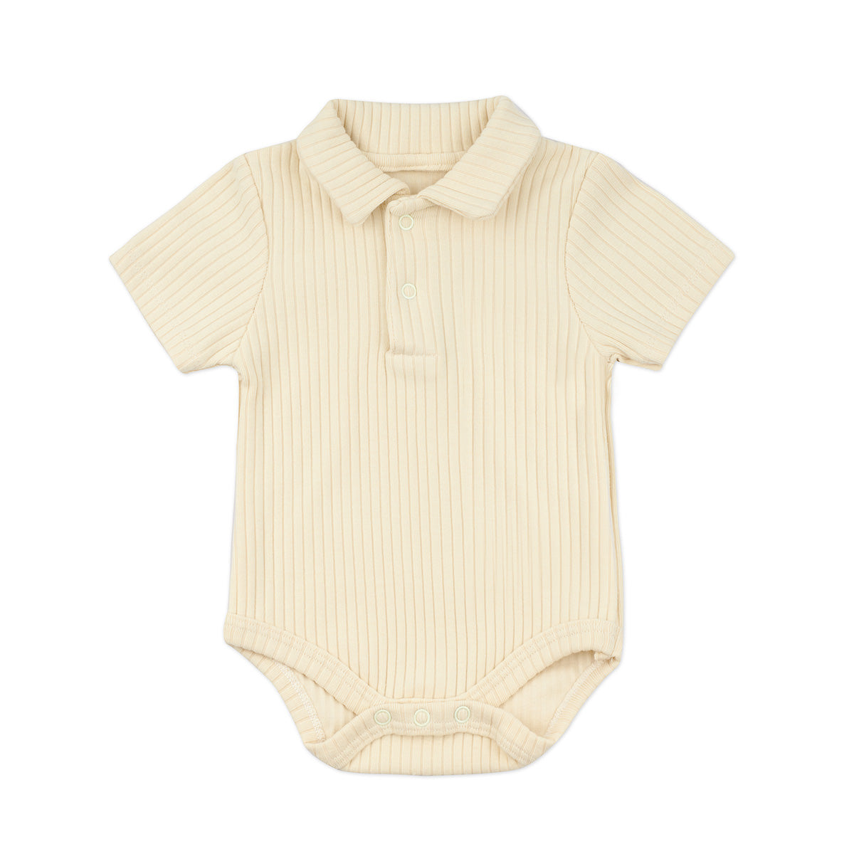 Minimal Newborn Polo Bodysuit