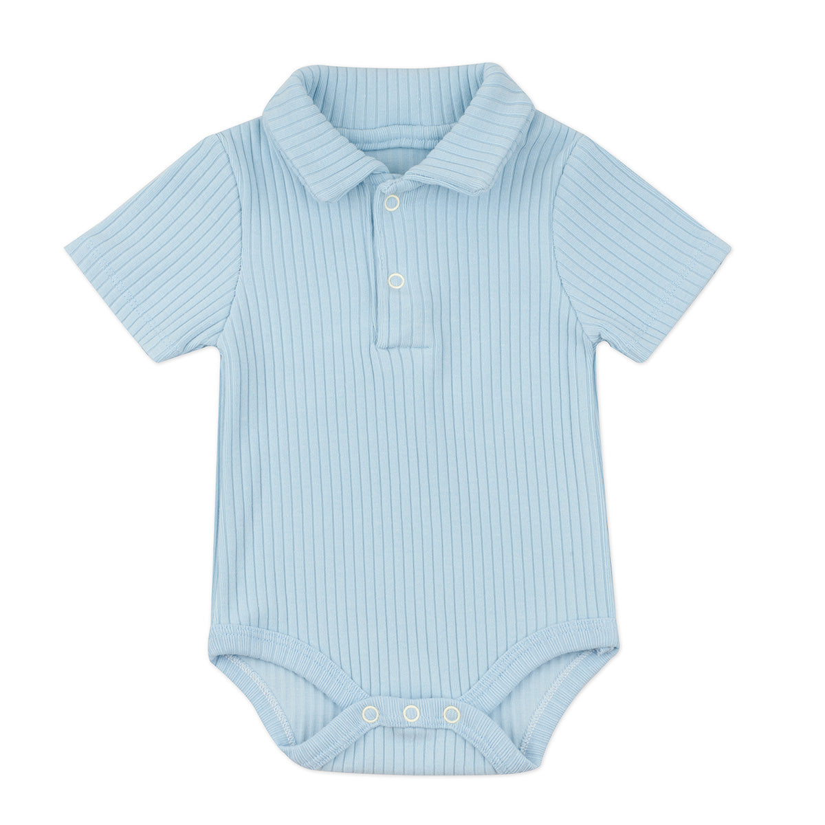 Minimal Newborn Polo Bodysuit